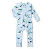Blue Ocean Organic Snugglesuit Convertible Romper AW26