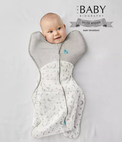 Swaddle Up Stage 1 Extra Warm 3.5Tog- Moonlight White