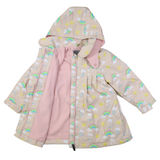 Sunshine & Rainbows Polar Fleece Lined Raincoat Tapioca AW24