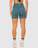 Flow Ladies Shorts- Jade Blue SS25