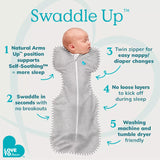 Swaddle Up Stage 1 Original 1.0Tog- Eclipse Olive
