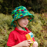 Boys Classic Bucket Sun Hat- Blocks SS25