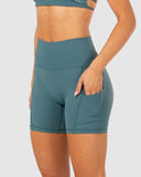 Flow Ladies Shorts- Jade Blue SS25