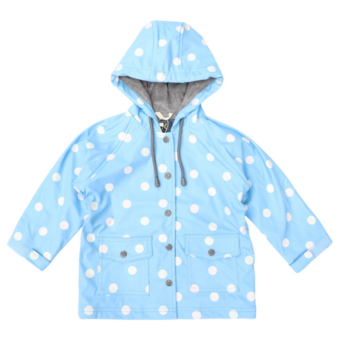 Colour Change Polkadot Raincoat Blue AW25