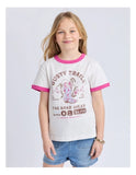 Cowgirl Ringer Tee- Vintage White SS25