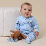 Blue Ocean Organic Snugglesuit Convertible Romper AW26