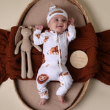 Lion Organic Snugglesuit Convertible Romper AW26