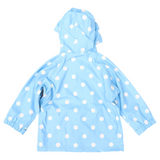 Colour Change Polkadot Raincoat Blue AW25