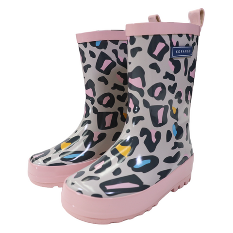 Leopard Print Gumboot Nimbus Cloud AW24