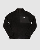 District Youth Half Pile Fleece Jacket- Black AW25