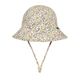 Girls Ponytail Bucket Sun Hat- Floret SS25