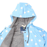 Colour Change Polkadot Raincoat Blue AW25