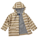 Colour Change Stripe Raincoat Chestnut AW25