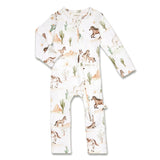 Wild Horses Organic Snugglesuit Convertible Romper