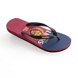 AFL - Brisbane Lions Regular Thongs + Additional Straps