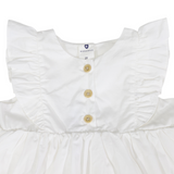 Frill Blouse White SS25