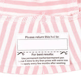 Girls Toddler Bucket Sun Hat- Pink Stripe SS25