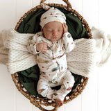 Vintage Cars Organic Snugglesuit Convertible Romper AW26