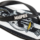 AFL - Collingwood Magpies KIDS Thongs + Additional Straps