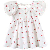 Love Hearts Puff Sleeve Dress SS25