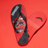 AFL - Essendon Bombers KIDS Thongs + Additional Straps