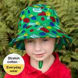 Boys Classic Bucket Sun Hat- Blocks SS25