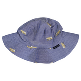 Embroidered Truck Chambray Sun Hat Dark SS25