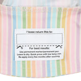 Girls Ponytail Swim Bucket Hat- Rainbow SS25