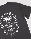 Tropics Youth Tees- Washed Black SS25
