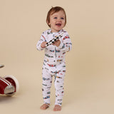 Little Racers Organic Snugglesuit Convertible Romper AW26