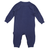 T-REX Embroidered Knit Onesie Navy AW25