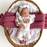 Mermaid Organic Snugglesuit Convertible Romper with Frill AW26
