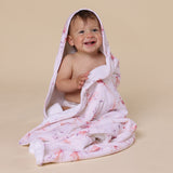 Coral Organic Hooded Baby Towel SS24