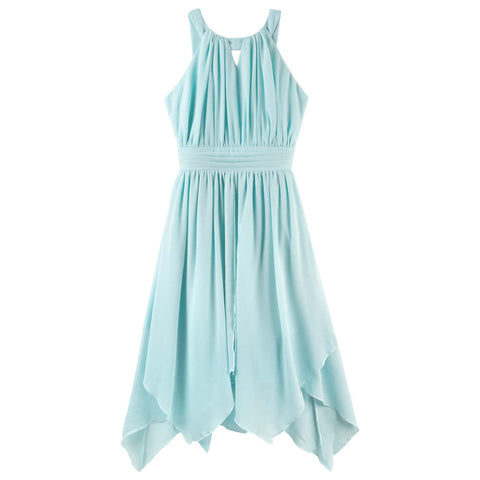 Angelene Panelled Dress - Aqua SS25