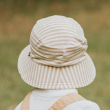 Kids Classic Bucket Sun Hat- Natural Stripe SS25
