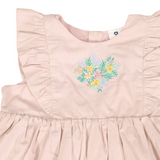 Cotton Lawn Frill Dress Dusty Pink SS25