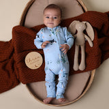 Blue Ocean Organic Snugglesuit Convertible Romper AW26