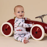 Little Racers Organic Snugglesuit Convertible Romper AW26