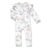 Sweet Swallows Organic Snugglesuit Convertible Romper with Frill AW26