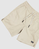 Stone Elastic Waist Youth Shorts- Cement SS25