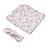 Gracie Organic Jersey Wrap & Topknot Set
