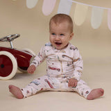 Vintage Cars Organic Snugglesuit Convertible Romper AW26