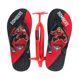 AFL - Essendon Bombers KIDS Thongs + Additional Straps