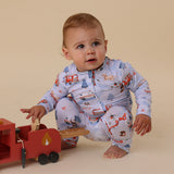 To The Rescue Organic Snugglesuit Convertible Romper AW26