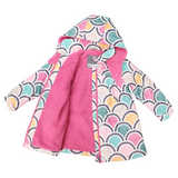Arch Print Lined Raincoat Green AW25