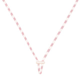 Girls Kids Ponytail Bucket Sun Hat- Pink Stripe SS25