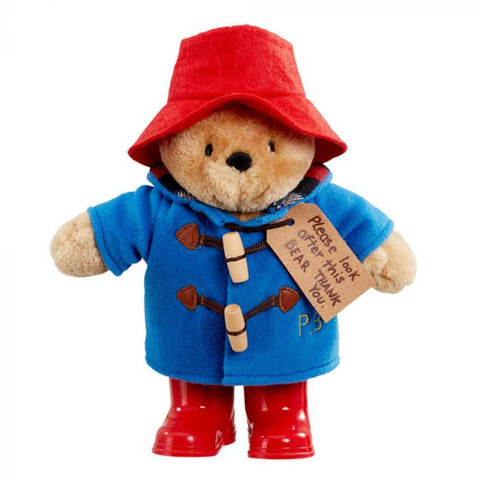 PADDINGTON BEAR WITH BOOTS & COAT SOFT TOY - MEDIUM