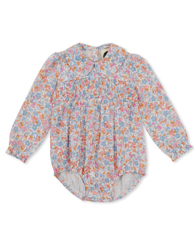 Primrose Baby Collared Romper AW25