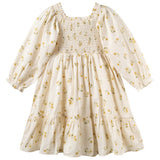 Golden Cherry Tiered Dress AW26