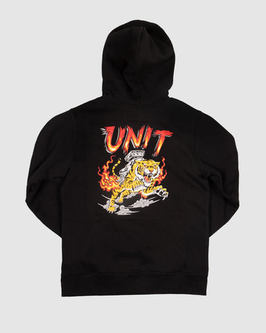 Blitz Youth Pullover Hoodie- Black AW25